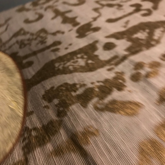 Vintage Gucci Sandal Thong Red pattern with gold - Picture 7 of 8